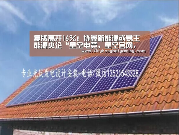 复牌高开16%!协鑫新能源或易主能源央企“星空电竞,星空官网,星空竞猜,星空下载”(图2) 星空电竞,星空官网,星空竞猜,星空下载